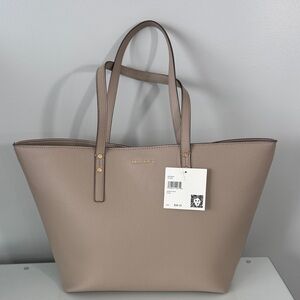 NWT Anne Klein Beige Tote Bag